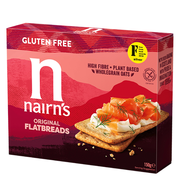Φρυγανιές Βρώμης Ολικής Χωρίς Γλουτένη, 150g Nairn's